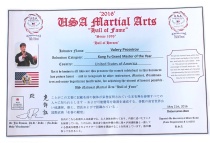Valery Prosvirov Kung Fu Grand Master of the Year (2016)